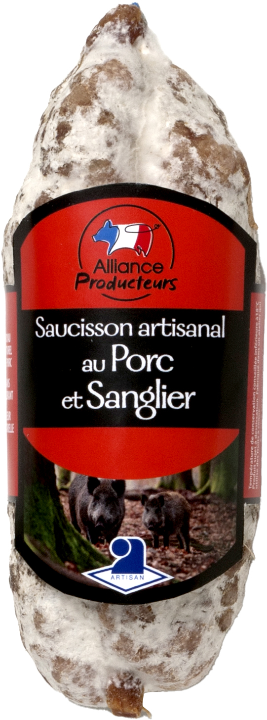 Saucisson Porc et Sanglier 180G