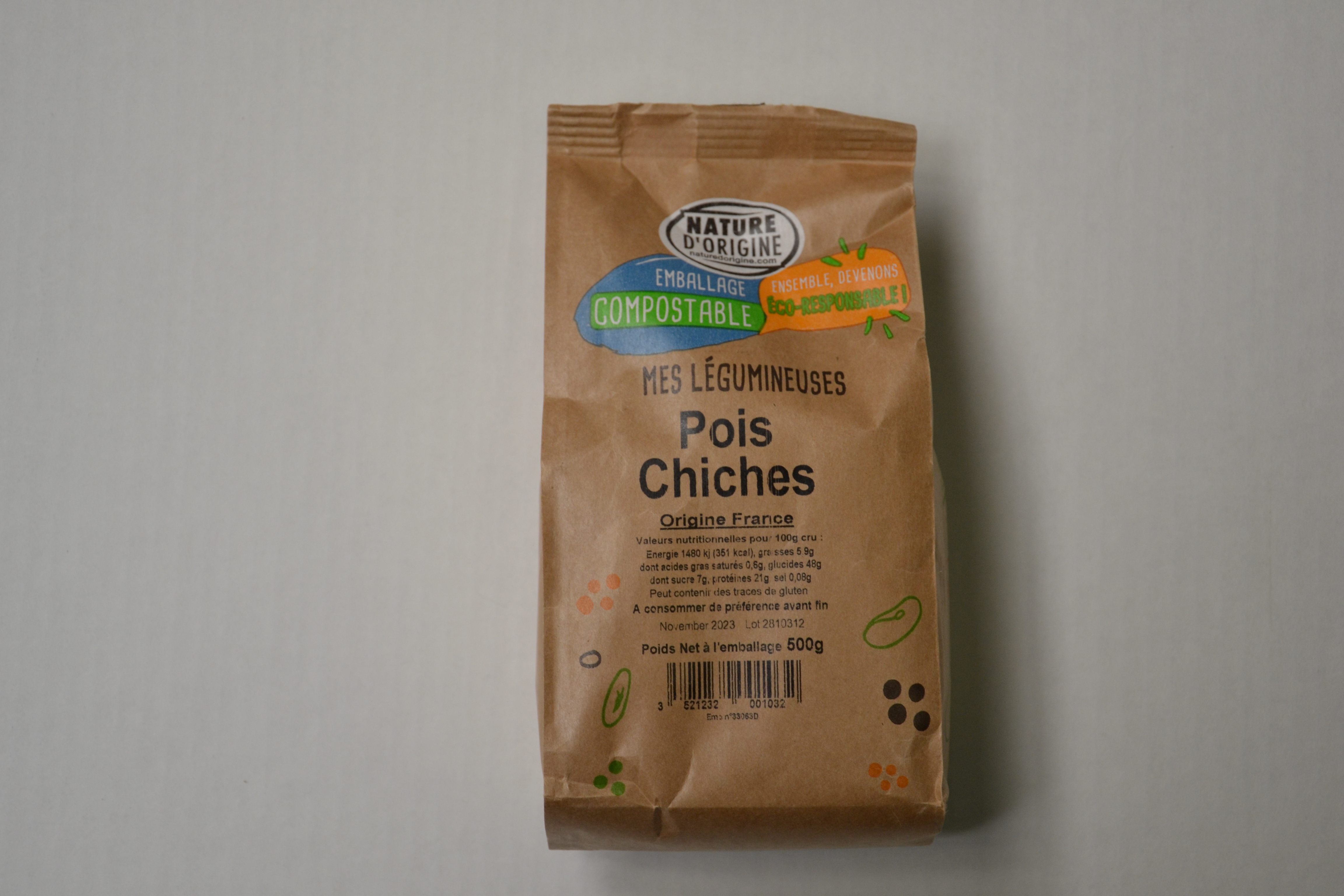 Pois chiches 500g