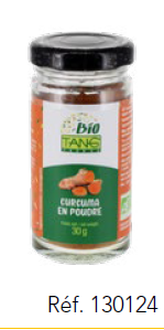 Bio Curcuma Poudre 12/30G 30G