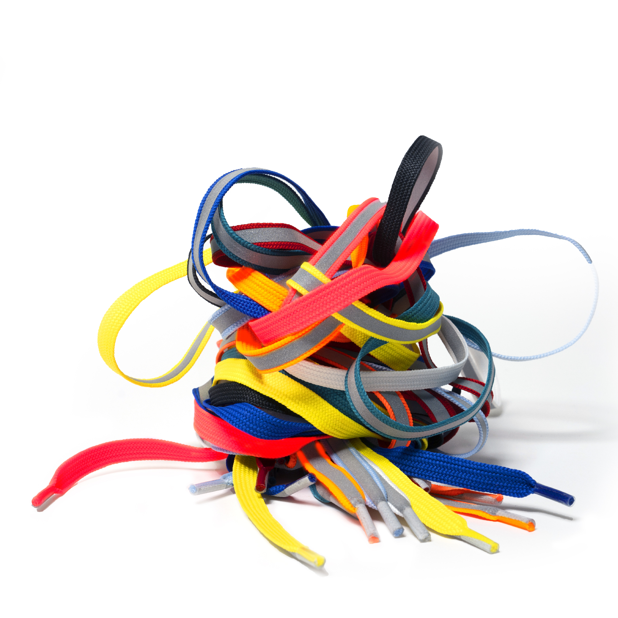 Lacets réfléchissants Rose fluo