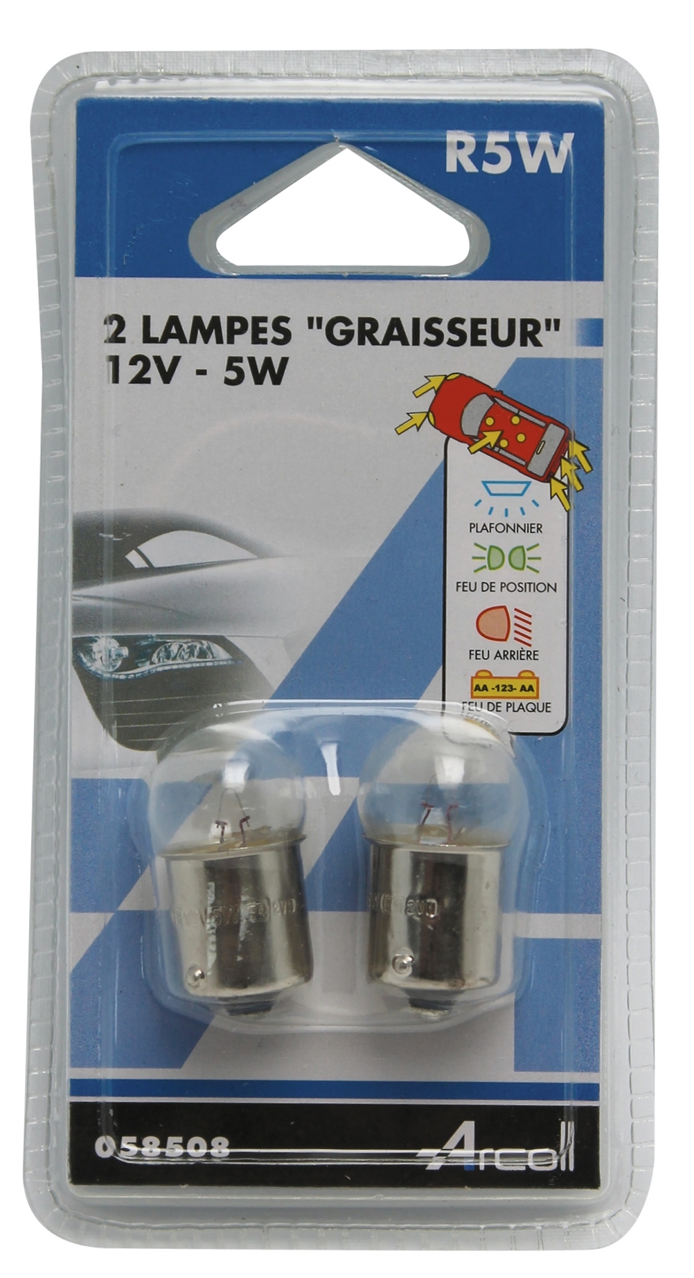 2 Lampes Graisseur R5W