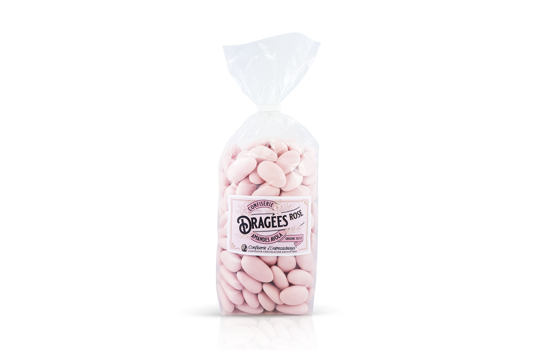 Dragées Avola Duchesse rose 500 g - Vieux Bistrot