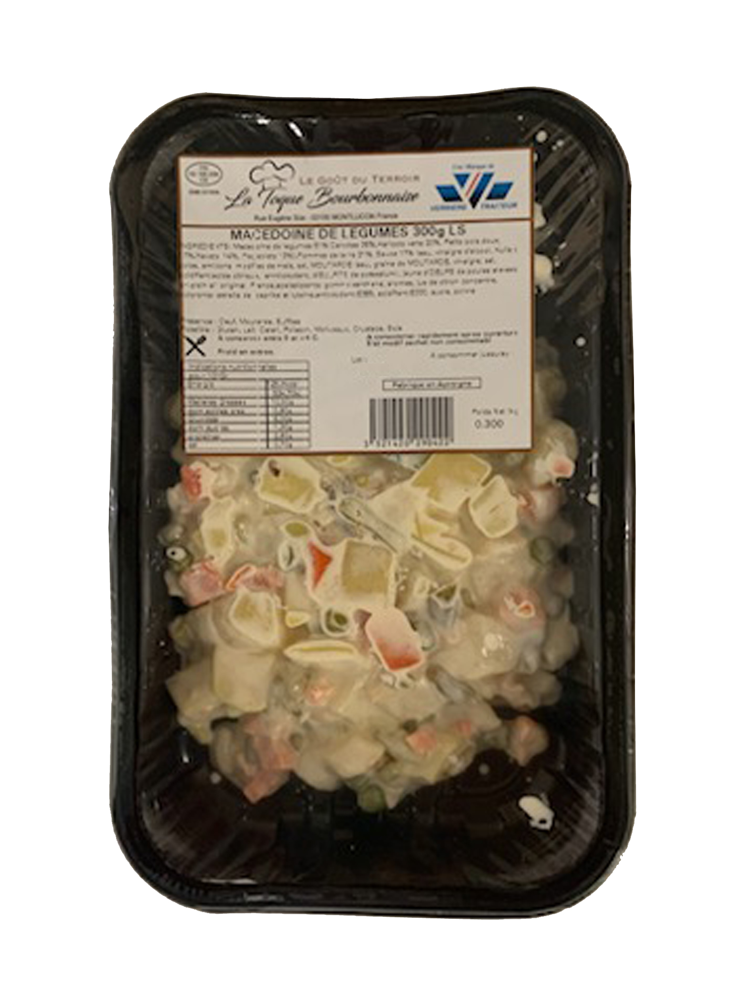 Macédoine des légumes 2 parts 300g