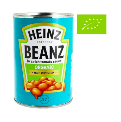 Baked Beans Bio 415G Heinz         