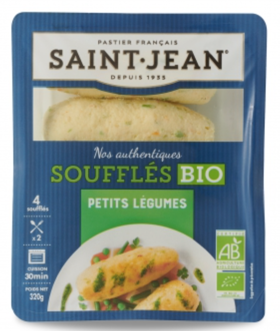 Soufflés Légumes Bio 4*80G