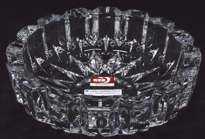 Cendrier En Verre Rond