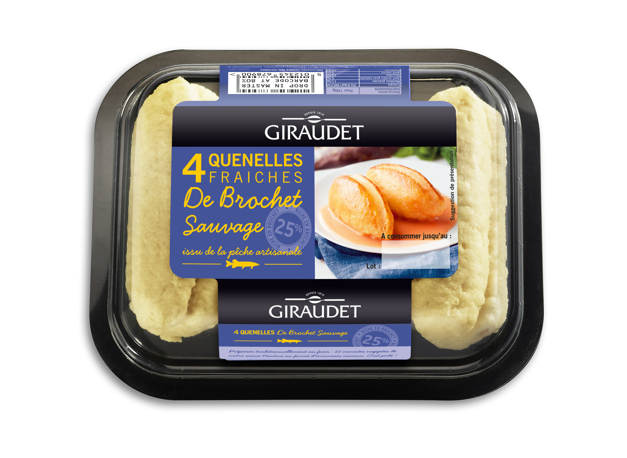 Quenelles 4x50g Brochet