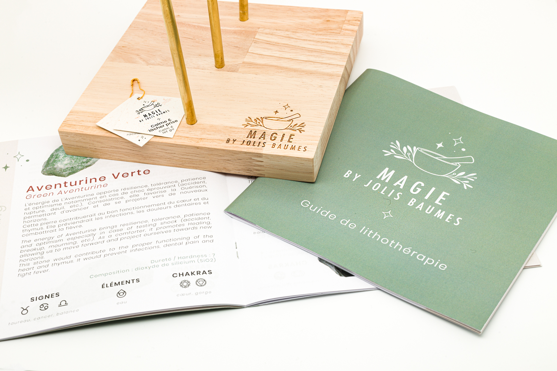 Kit implantation bracelet (présentoir +36 bracelets + 10 sacs en coton