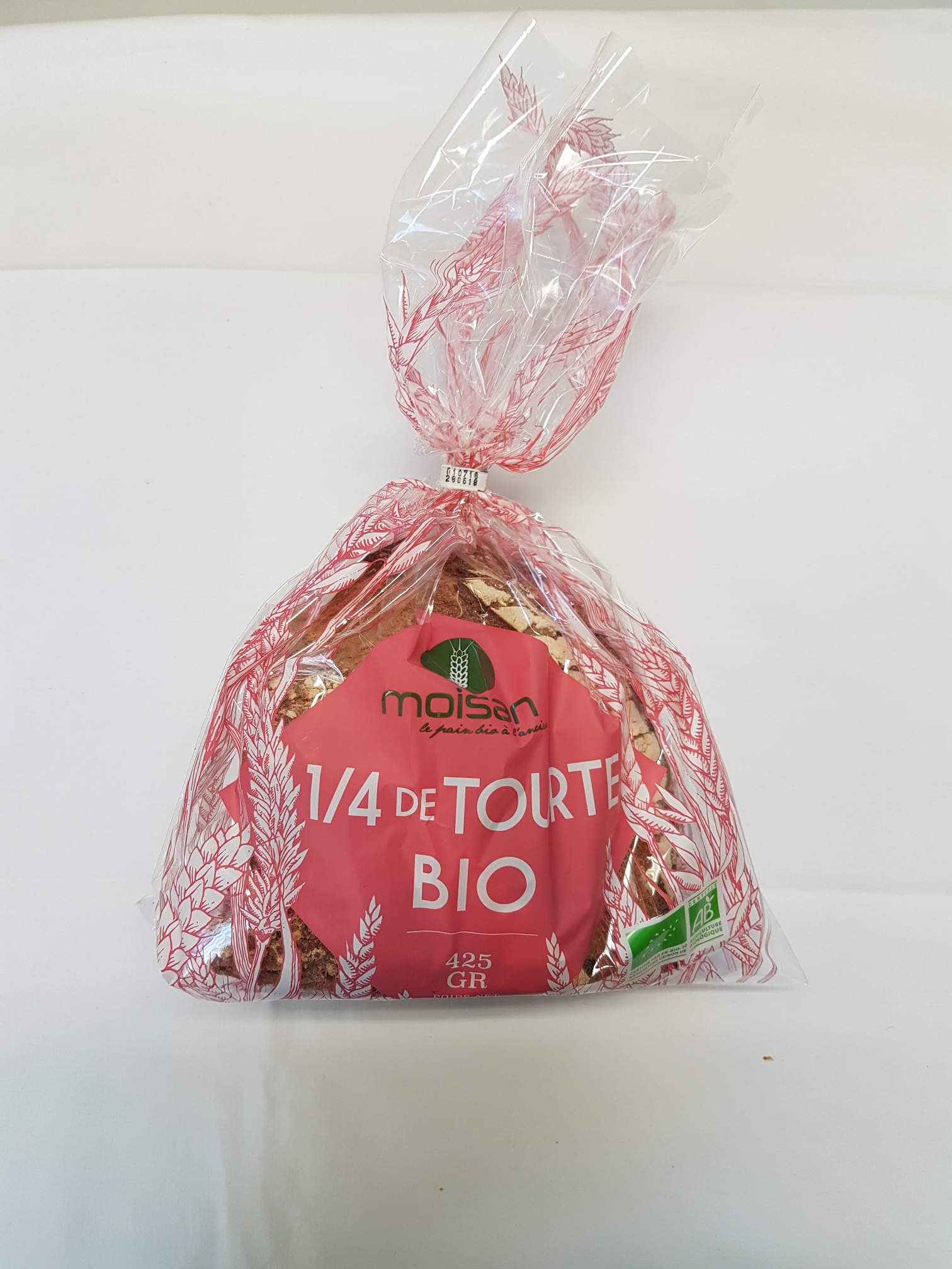 1/4 Tourte Bio Au Levain 425G Ls