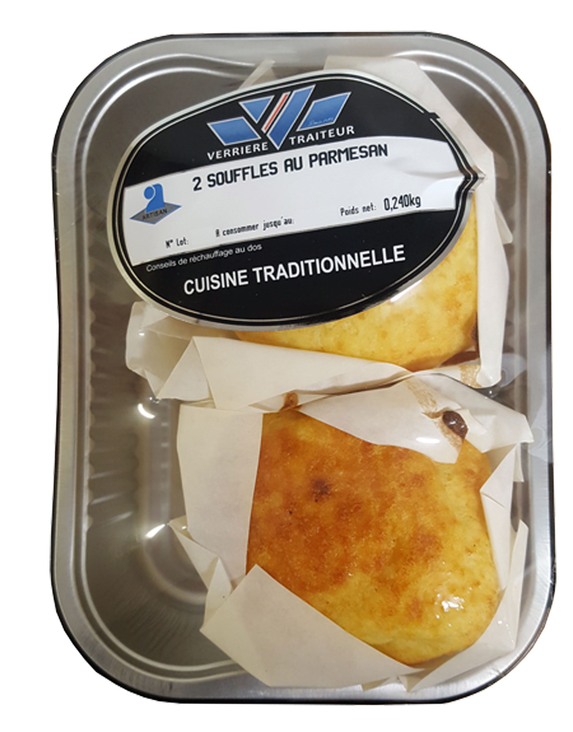 2 Soufflés au parmesan 240gr