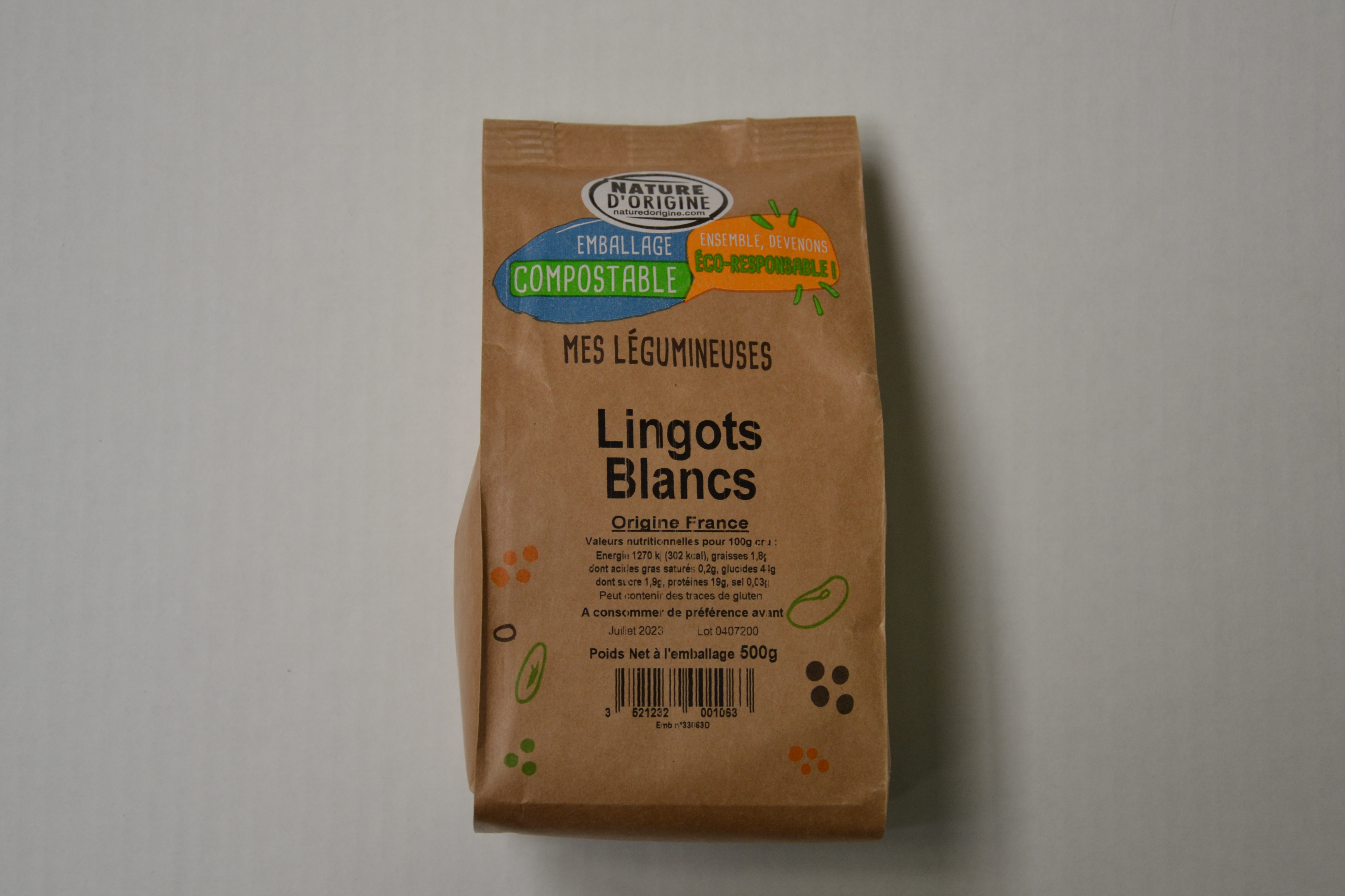 Haricots Lingots 500g