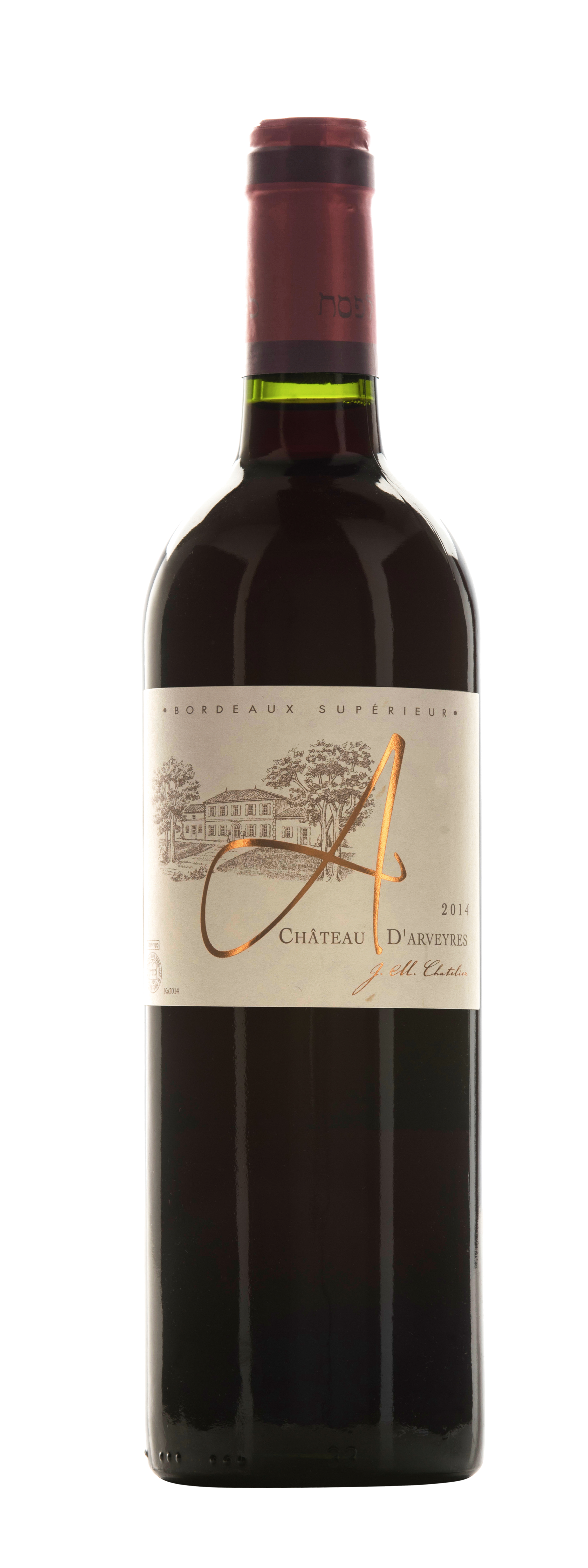 Ch D'Arveyres "A" Bordeaux Superieur Bdp & Mev 2019