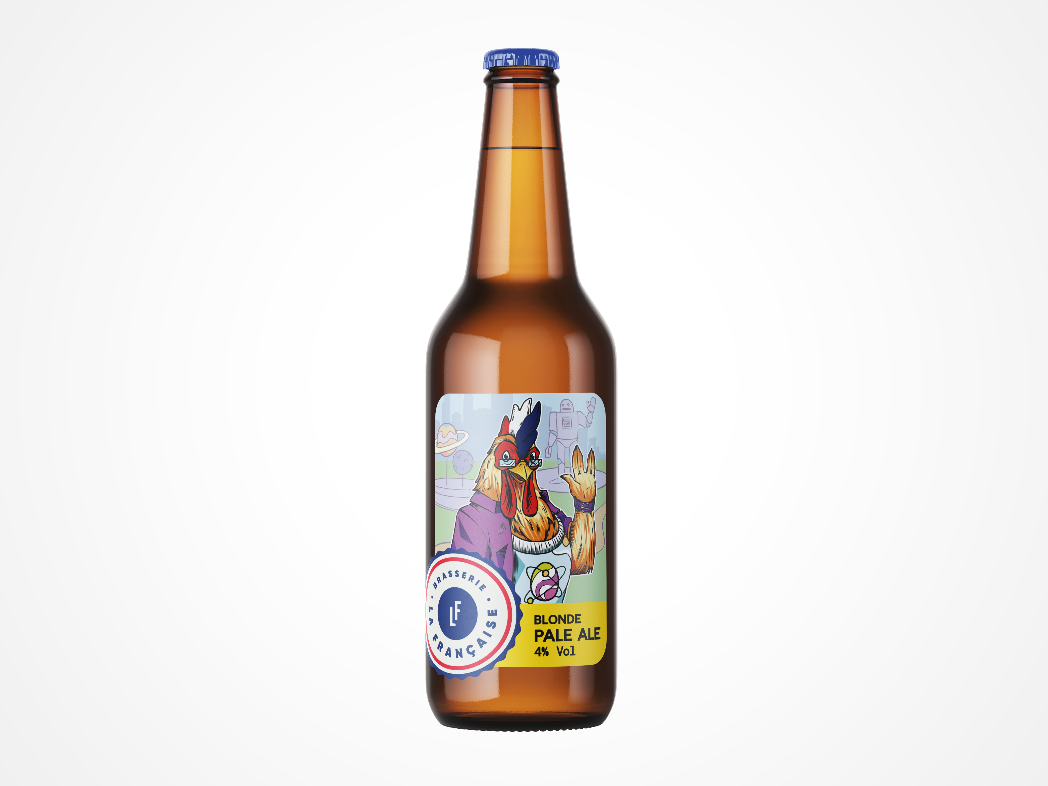 Bière Blonde Pale Ale 4%, 33cl