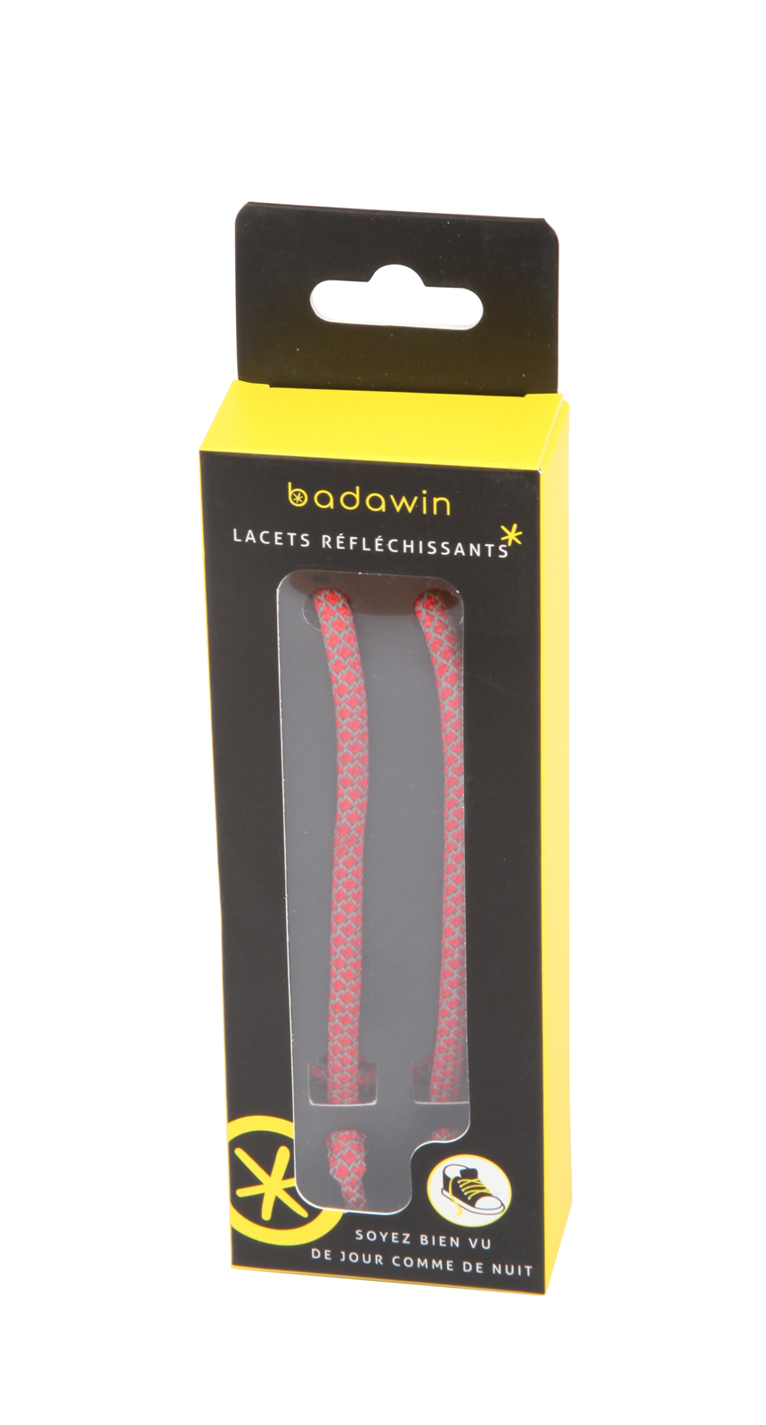 Lacets Refl. Rouge 120 Cm