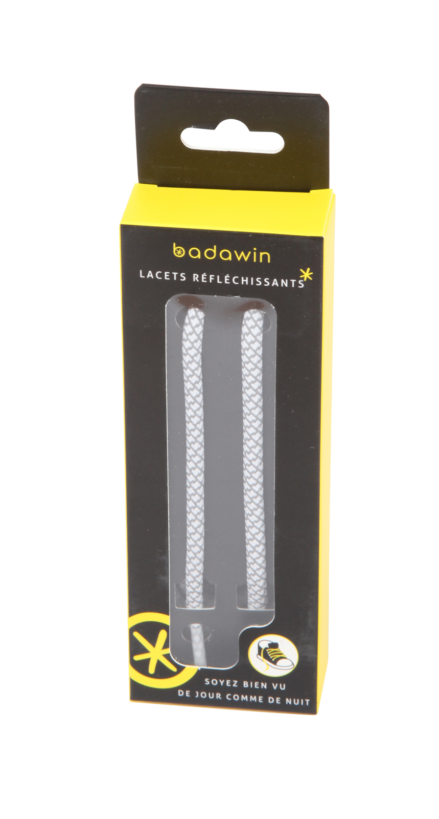 Lacets Refl. Gris 120 Cm